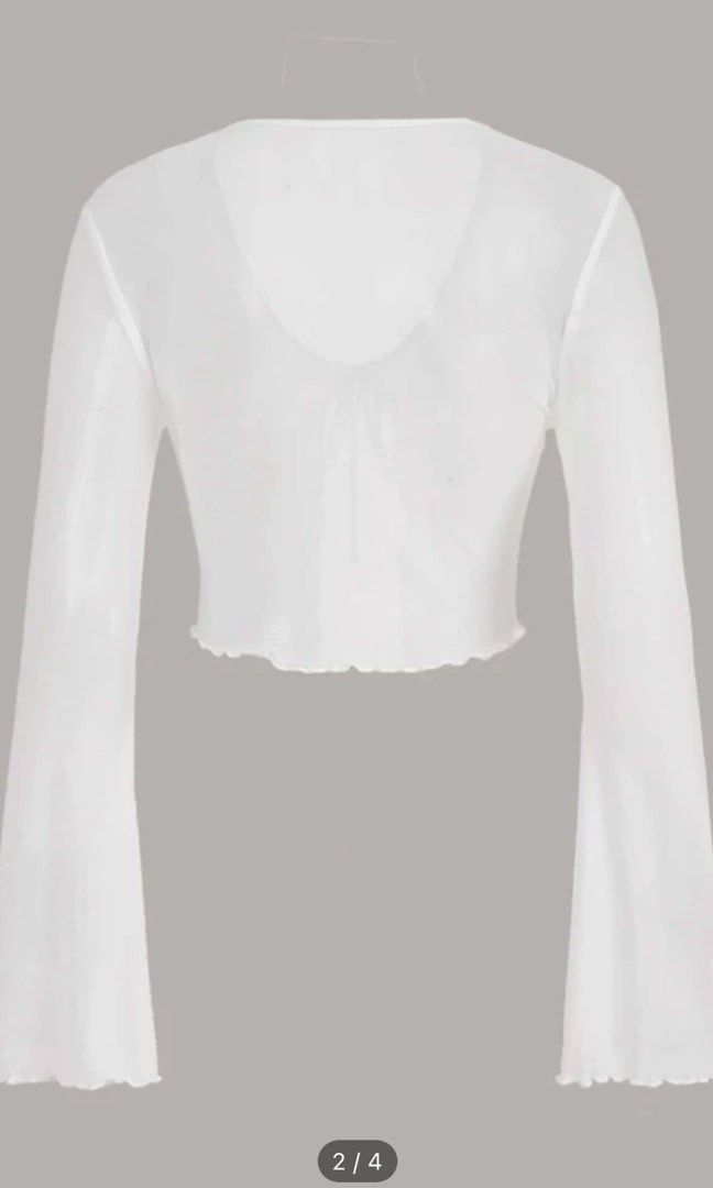 White cover clearance up sweater