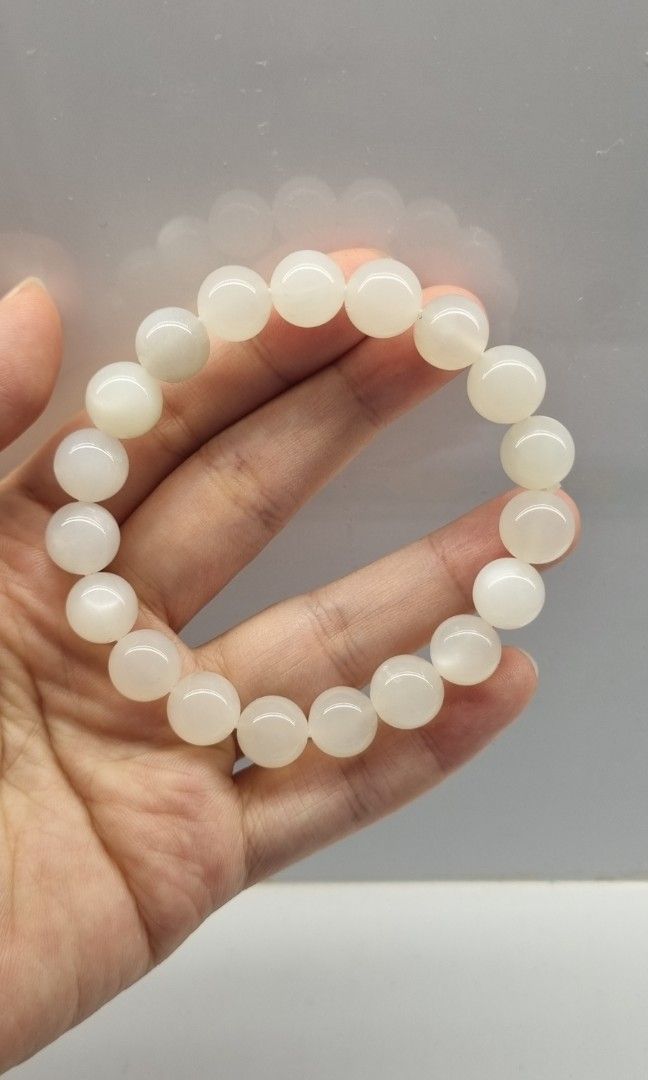 White outlet moonstone bracelet