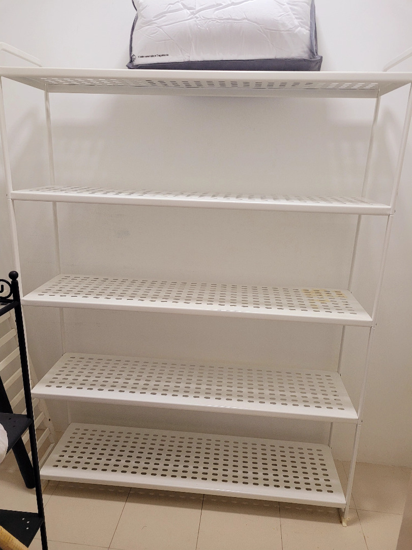 White shelves for storeroom, Furniture & Home Living, Furniture ...