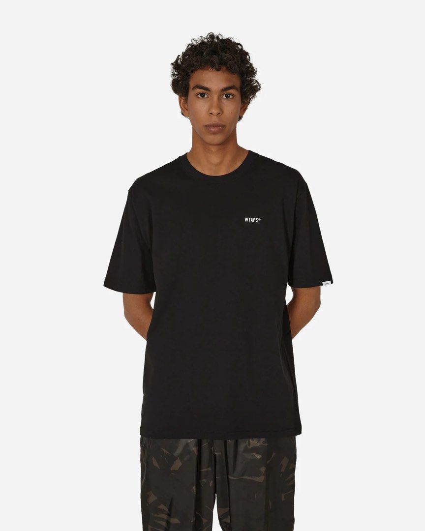 WTAPS Mon T-Shirt Black, 男裝, 上身及套裝, T-shirt、恤衫、有領衫