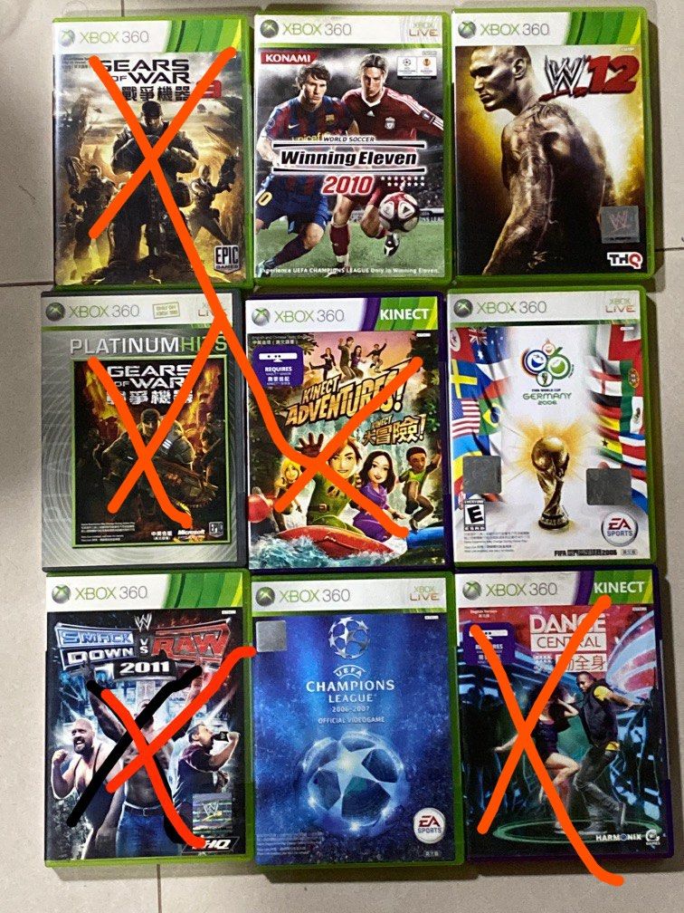 Xbox 360 Games 3 each, Video Gaming, Video Games, Xbox on Carousell