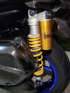 Honda Forza 350, An adjustable front spring kit and great looking, fully  adjustable twin rear shocks designed with Öhlins advanced suspension  technology, now provide even, By Öhlins Indonesia