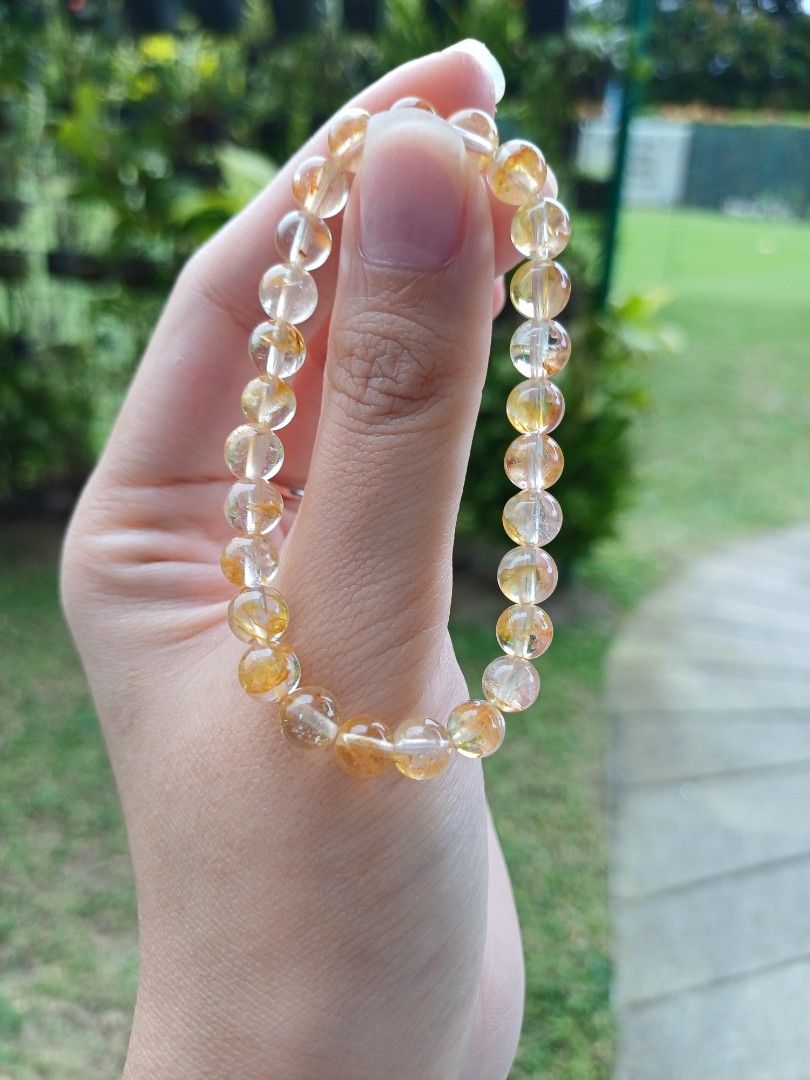 Yellow new arrivals topaz bracelet