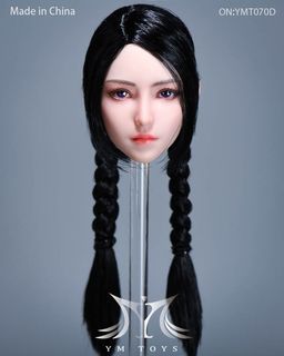 YM Toys YMT70-D - Xiao Cang Head Sculpt (Long Black Hair) [Last-1]