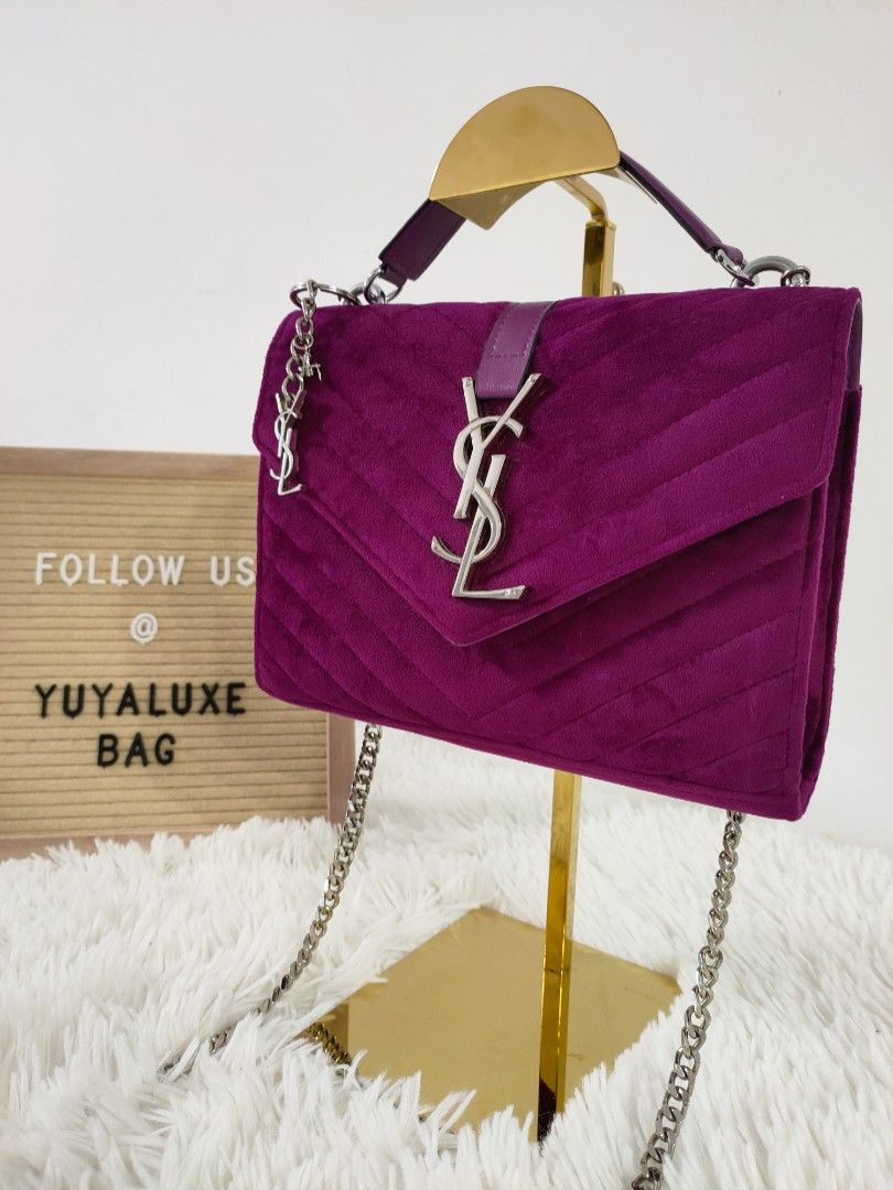 Ysl 2025 velvet bag