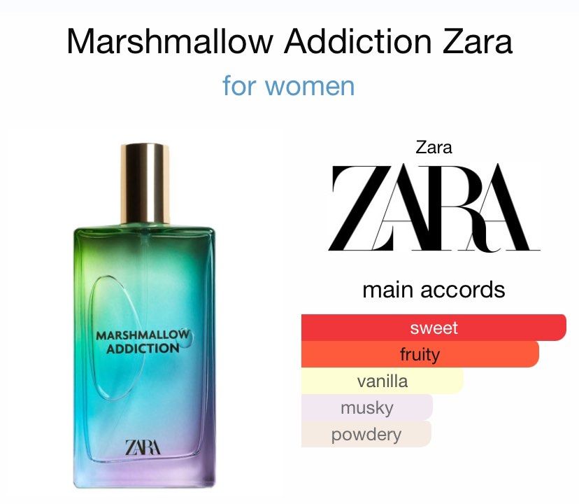 ZARA Marshmallow Addiction EDP 30 ML ORIGINAL FROM ZARA STORE