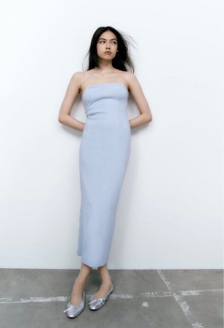 Zara hotsell tube dress