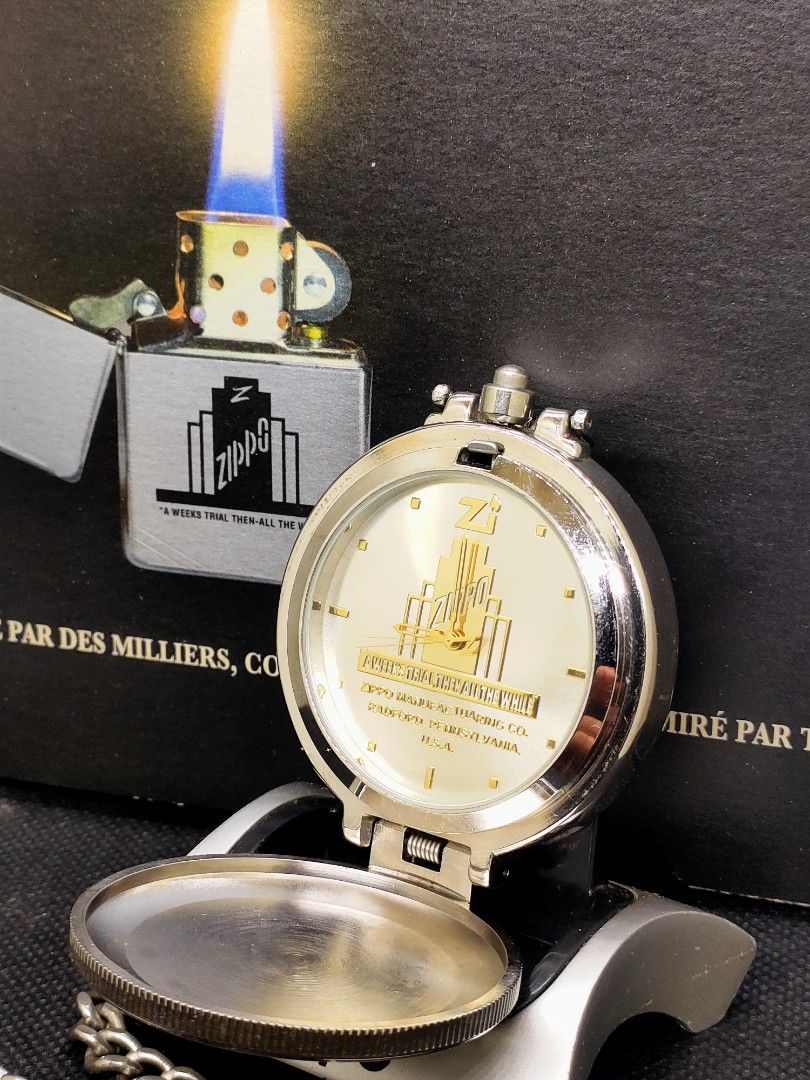 Zippo pocket watch, Hobbies & Toys, Collectibles & Memorabilia, Vintage