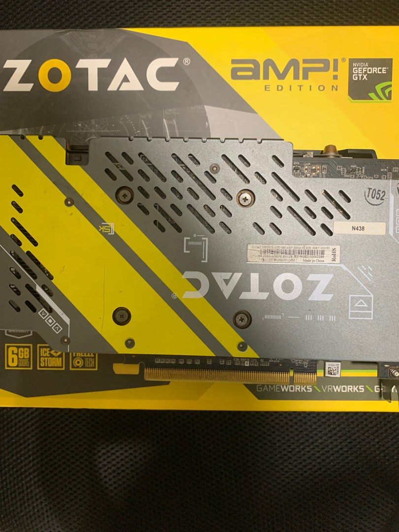 Zotac 1060 6gb clearance amp