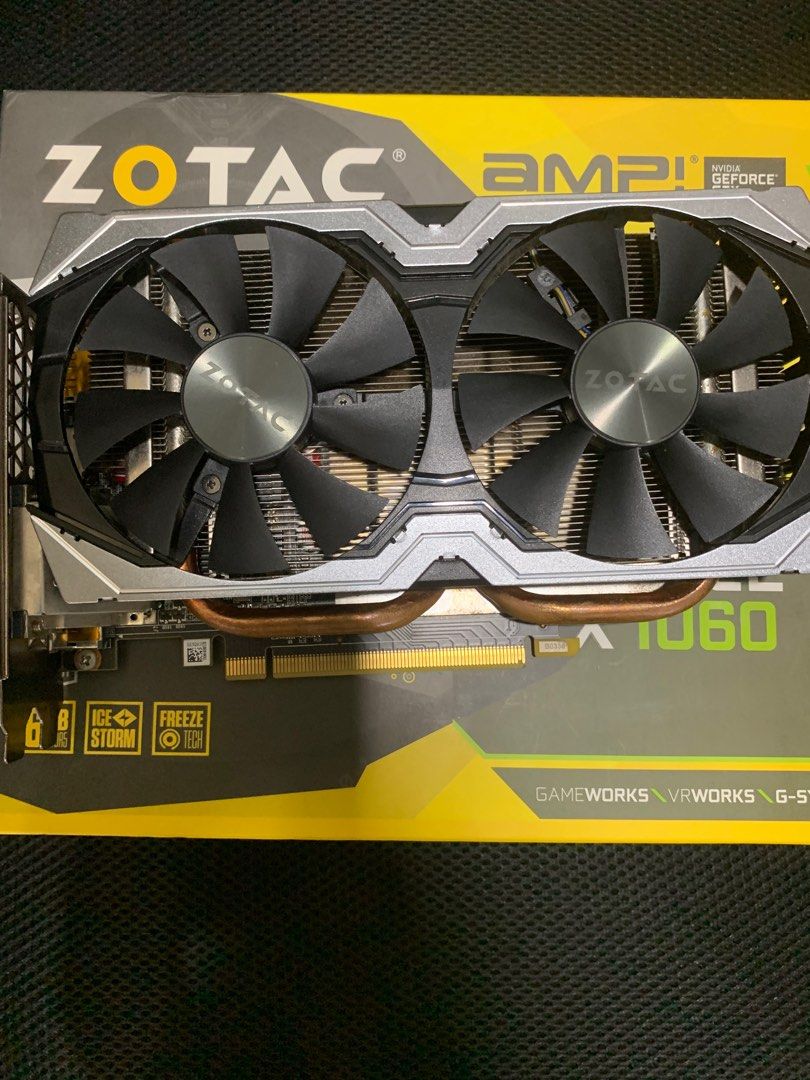 Zotac Gtx 1060 6GB AMP edition Computers Tech Parts
