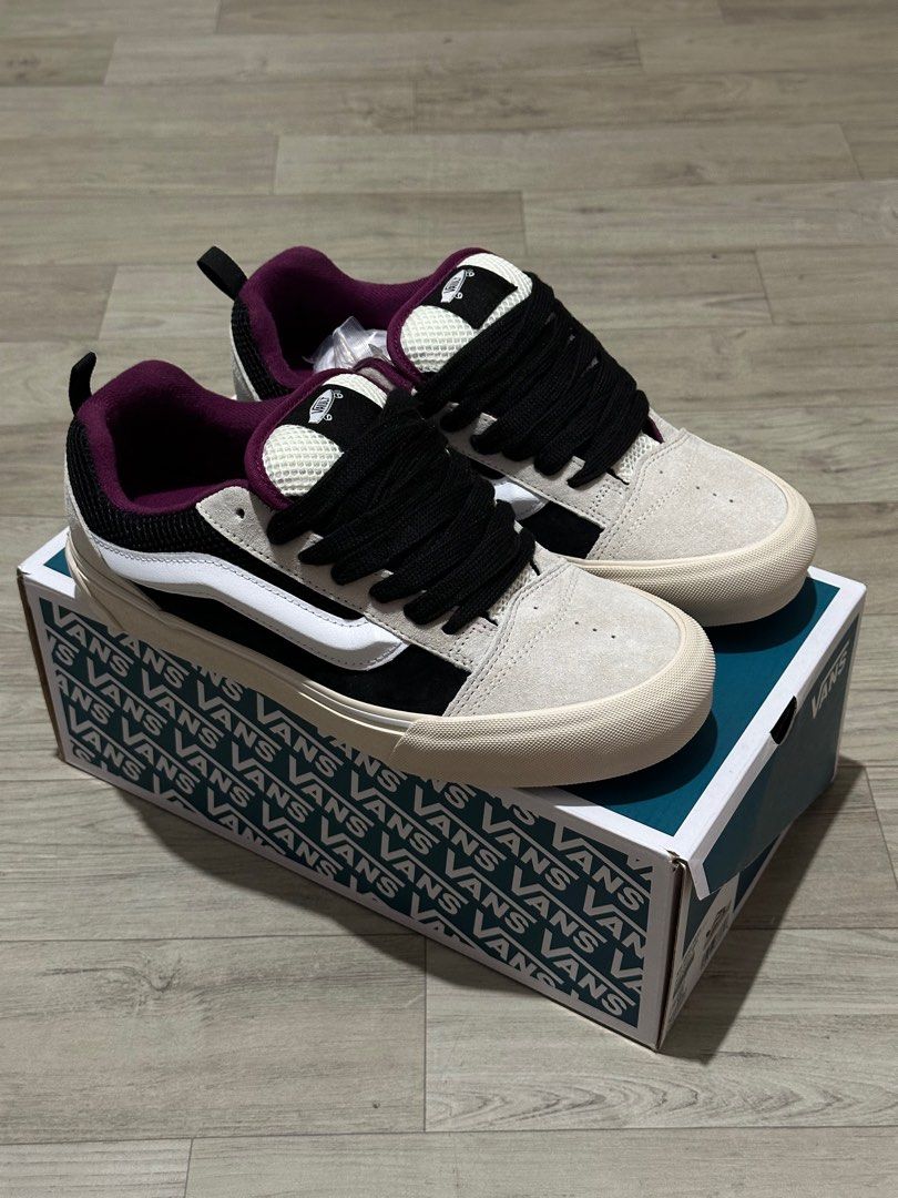 Purple discount velcro vans