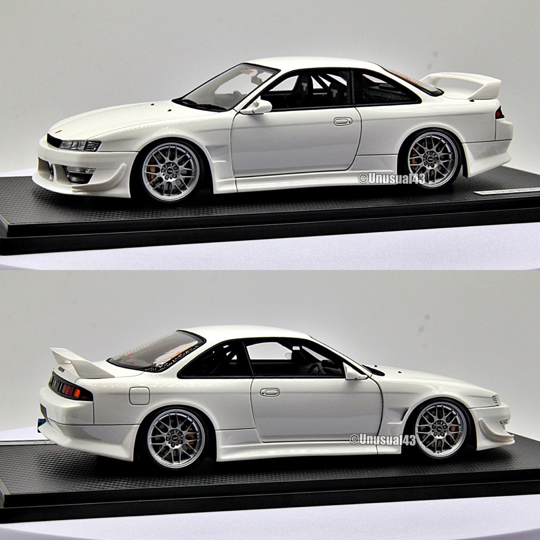 1/18 Ignition Model Vertex S14 Silvia White, Hobbies & Toys, Toys
