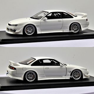 1/18 Ignition Model Toyota Sports 800 NOB Hachi Light Grey