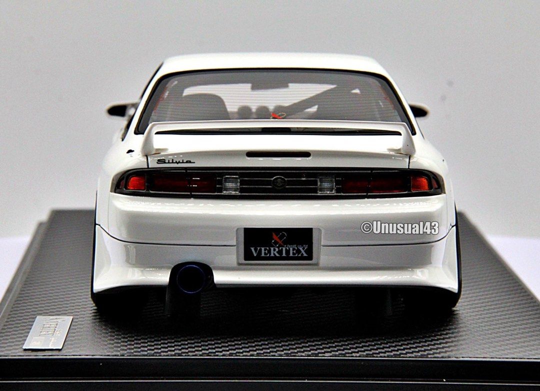 1/18 Ignition Model Vertex S14 Silvia White, Hobbies & Toys, Toys