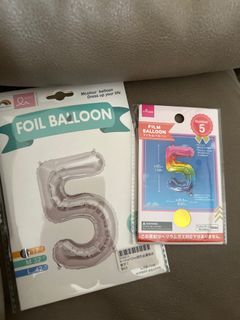氣球5字 5歲