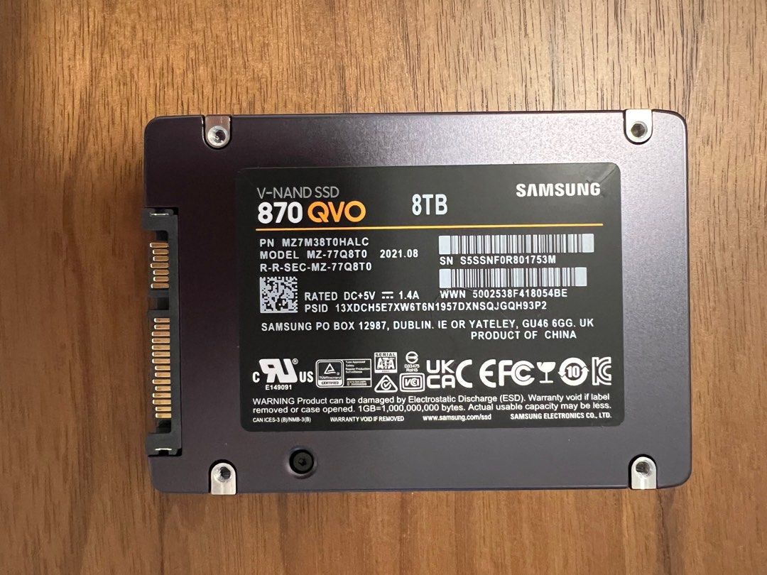 Samsung 870 QVO MZ-77Q8T0B - solid state drive - 8 TB - SATA 6Gb/s