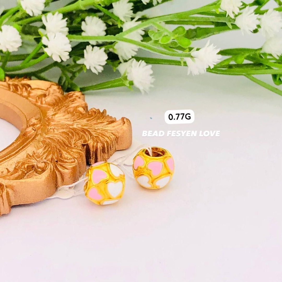Gold new arrivals charm beads