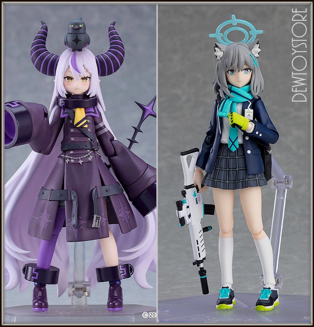 ⭐️<𝙇𝙤𝙬 𝙋𝙧𝙞𝙘𝙚 𝙂𝙪𝙖𝙧𝙖𝙣𝙩𝙚𝙚> [𝗣𝗿𝗲-𝗼𝗿𝗱𝗲𝗿] Figma Max  Factory 1/12 Scale Action Figure - 619 Hololive Production - La+ Darknesss  / 567 Blue Archive - Shiroko 