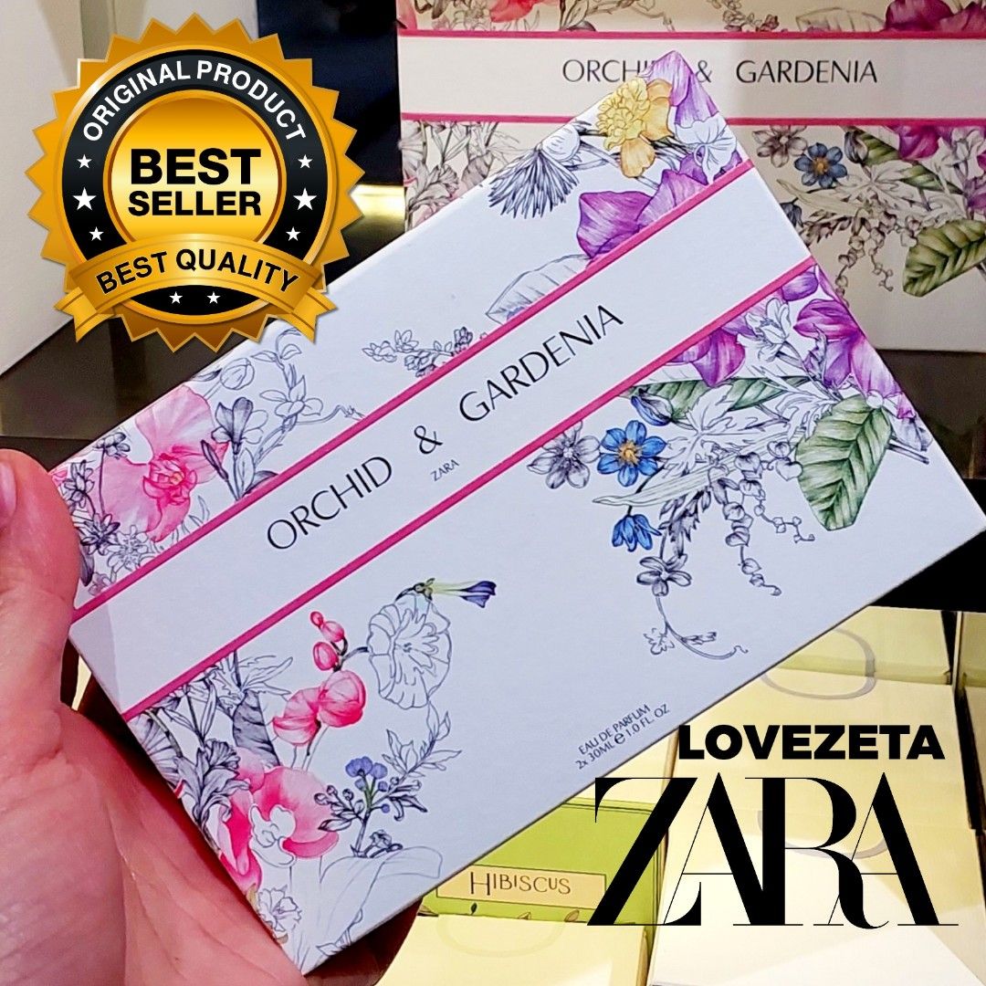 BOUTIQUE COMBO EDP ZARA ORCHID ZARA GARDENIA 30ML X 2