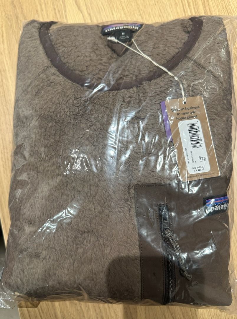 全新Patagonia Men's Los Gatos Fleece Crew - Topsoil Brown, 男裝