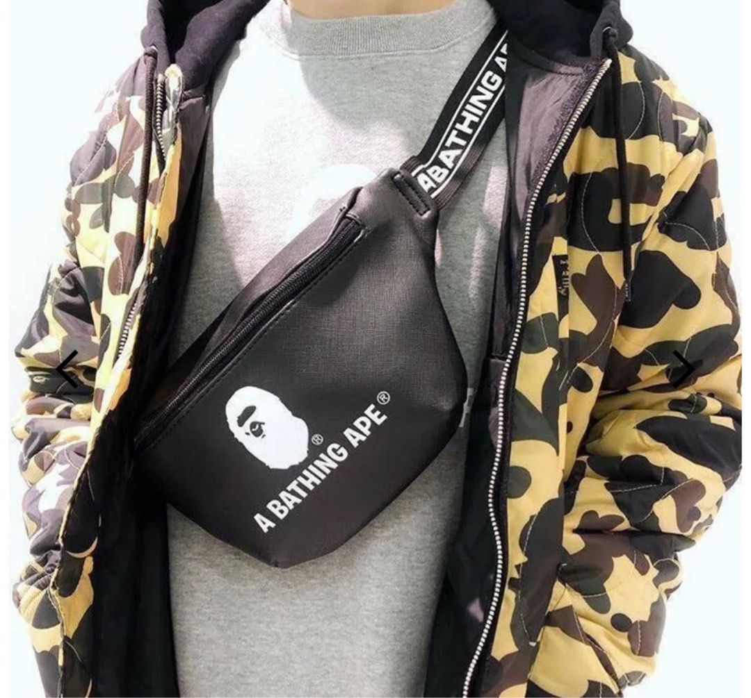 Bathing ape waist bag sales