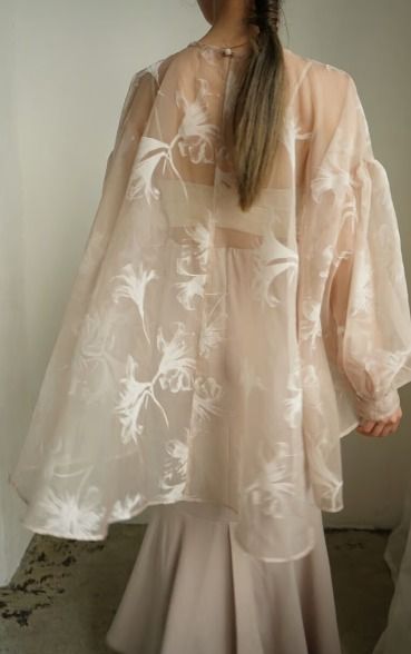 acka sheer over flare blouseの通販 by shop｜ラクマ