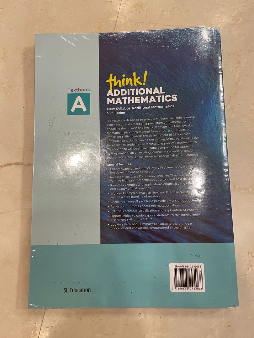 Additional Math Textbook additional maths textbook a, Hobbies & Toys, Books & Magazines ...