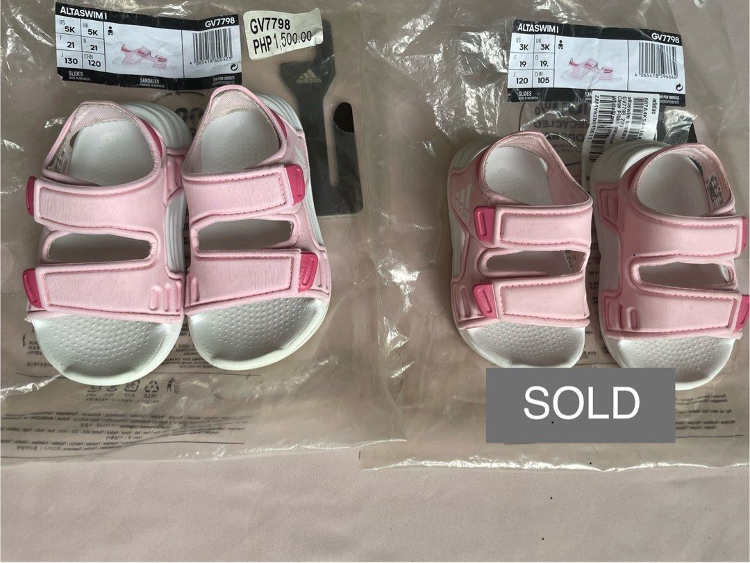 Adidas on sale altaswim pink