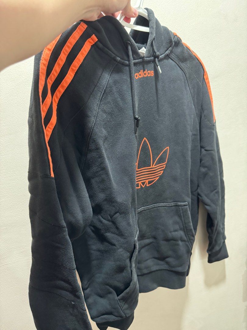 Black and orange adidas hoodie outlet