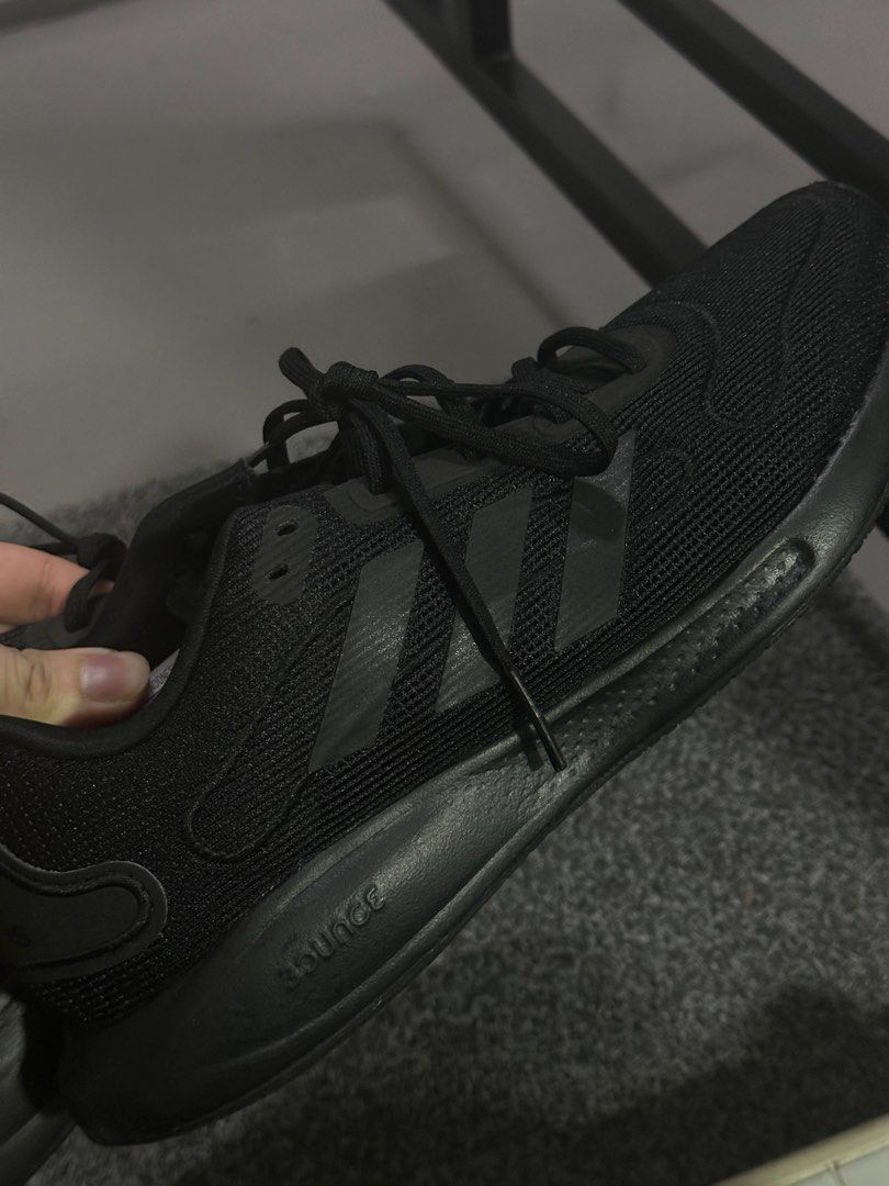 adidas RUNNING Galaxar Run Shoes Men Black FY8976, Men's Fashion