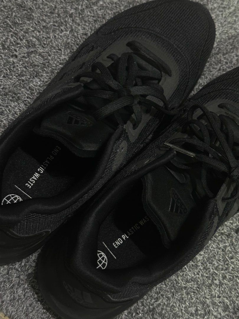 adidas RUNNING Galaxar Run Shoes Men Black FY8976, Men's Fashion