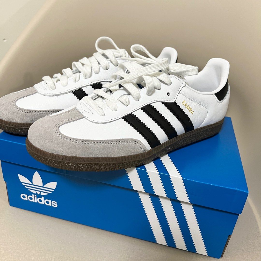 adidas samba 公司貨24.5cm 全新轉賣百貨公司購入, 她的時尚, 鞋, 運動