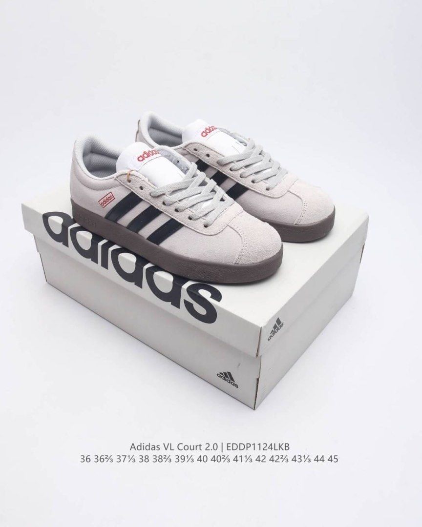 Adidas VL COURT 2.0 SHOES Men s and women s casual sneakers EU Size 36 36 37 38 38 39 40 40 41 42 42 43 44 45