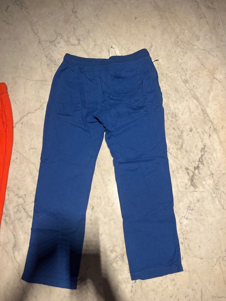 Aeropostale Fleece Pant Blue Orange Men s Fashion Bottoms