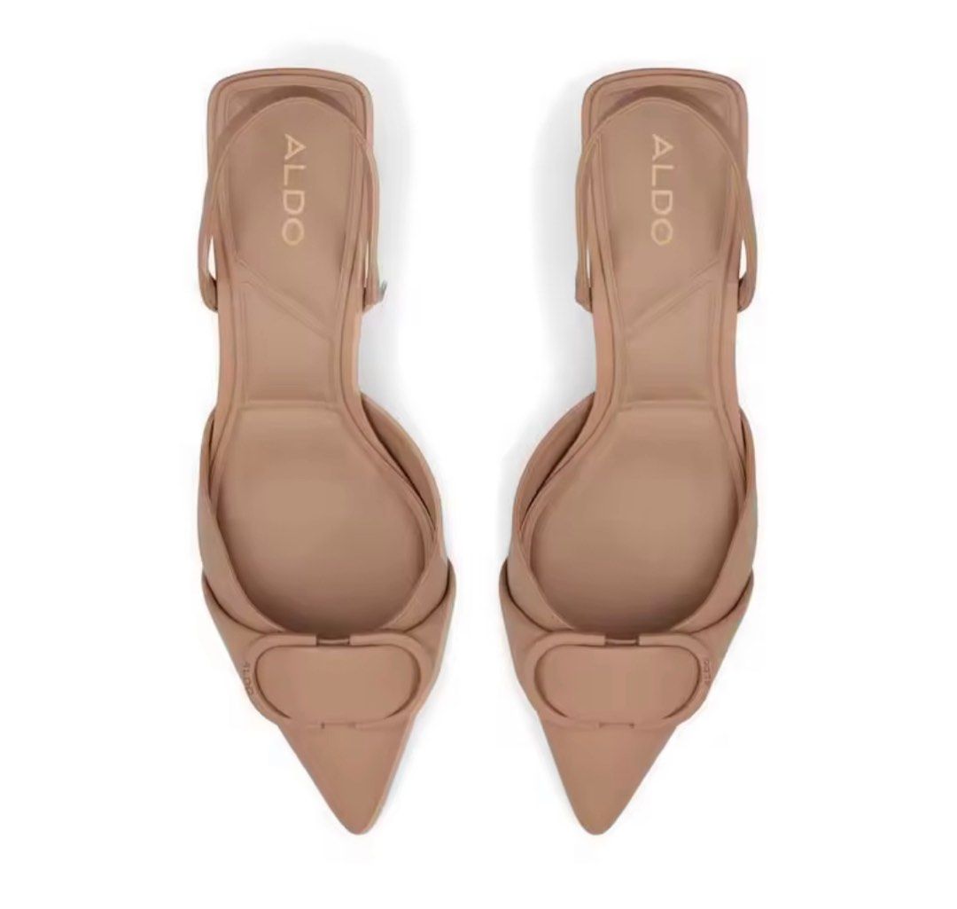 Aldo Otylia Women Slingback Heeled Shoes Cream
