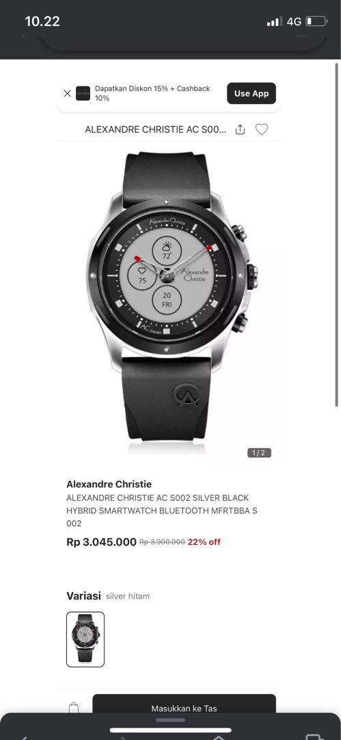Alexandre best sale christie smartwatch