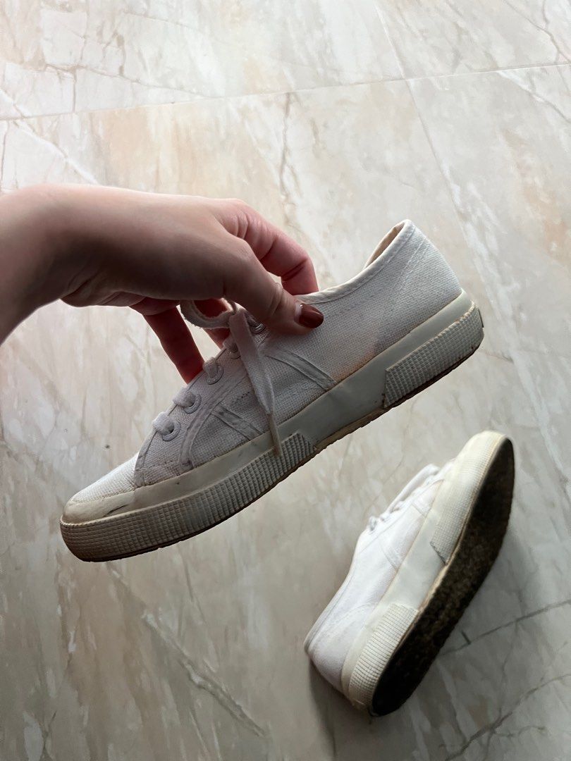 All white superga online