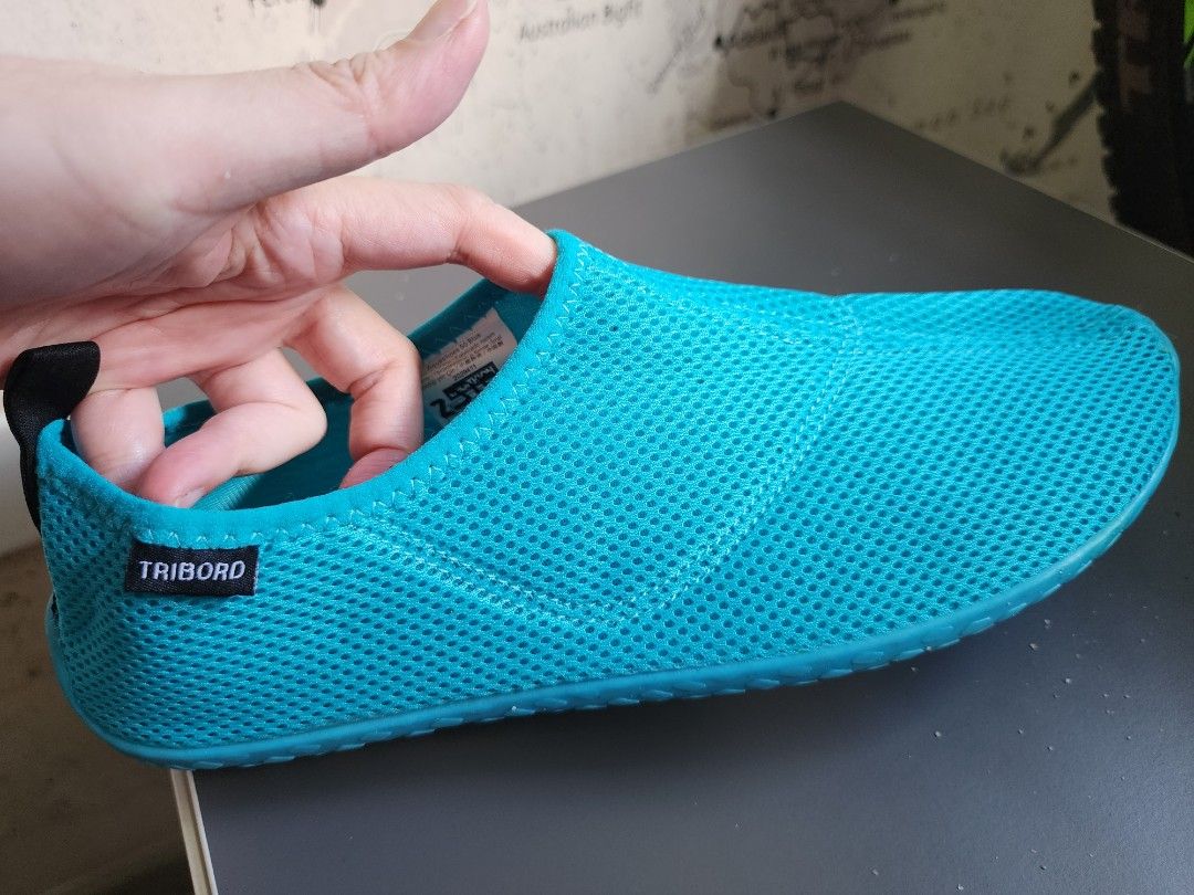Almost new pair of decathlon wet shoes us 8.5 9
