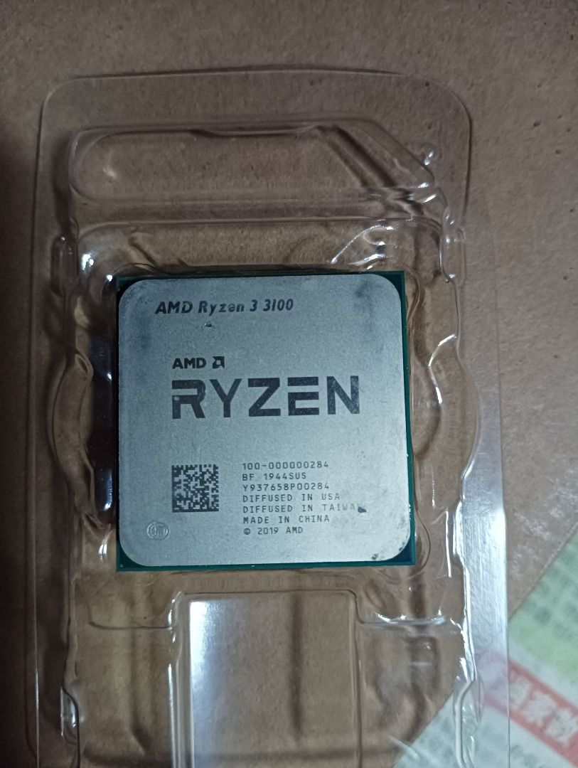 針腳折到的AMD RYZEN 3 3100 CPU, 電腦及科技產品, 電腦周邊產品, 電腦