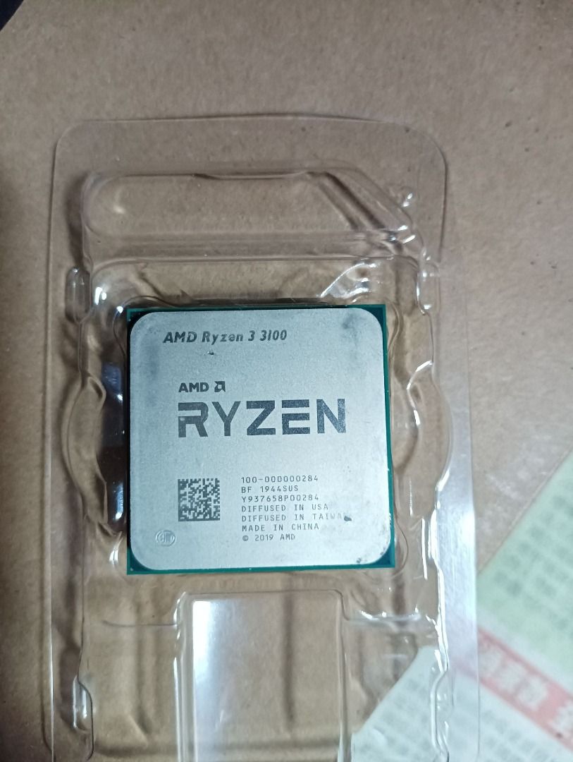 針腳折到的AMD RYZEN 3 3100 CPU, 電腦及科技產品, 電腦周邊產品, 電腦