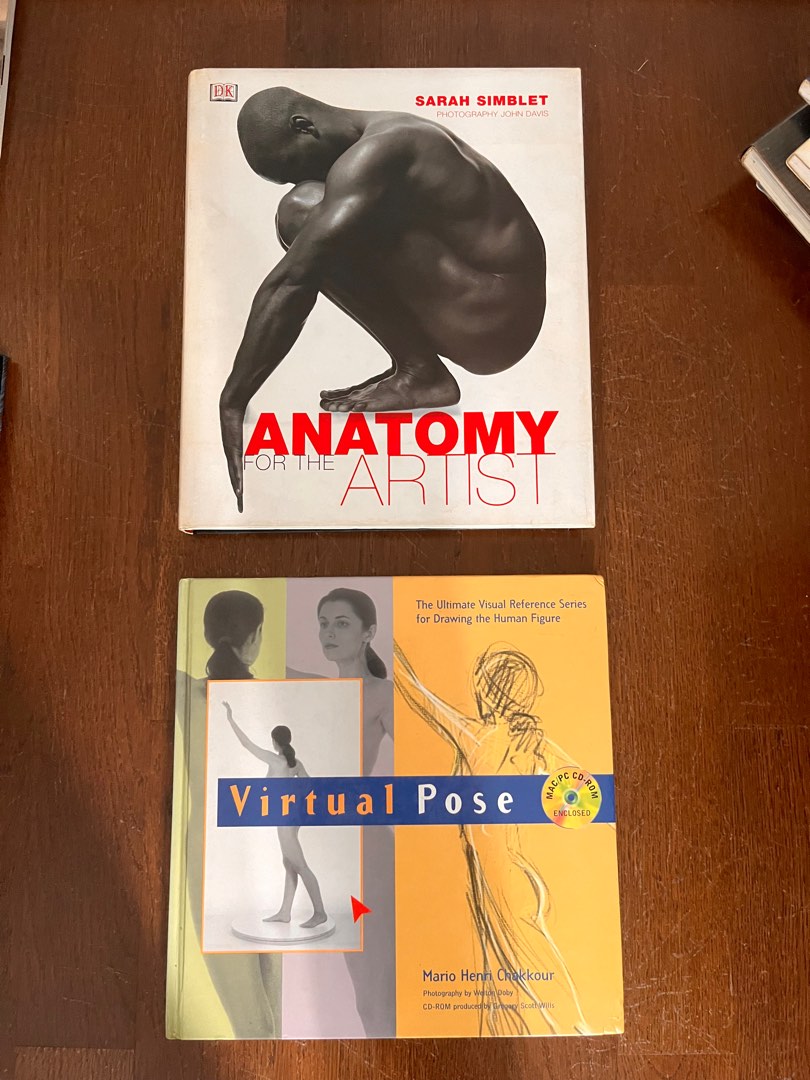 Figure drawing / Anatomy books. 30 for both books. , Hobbies & Toys