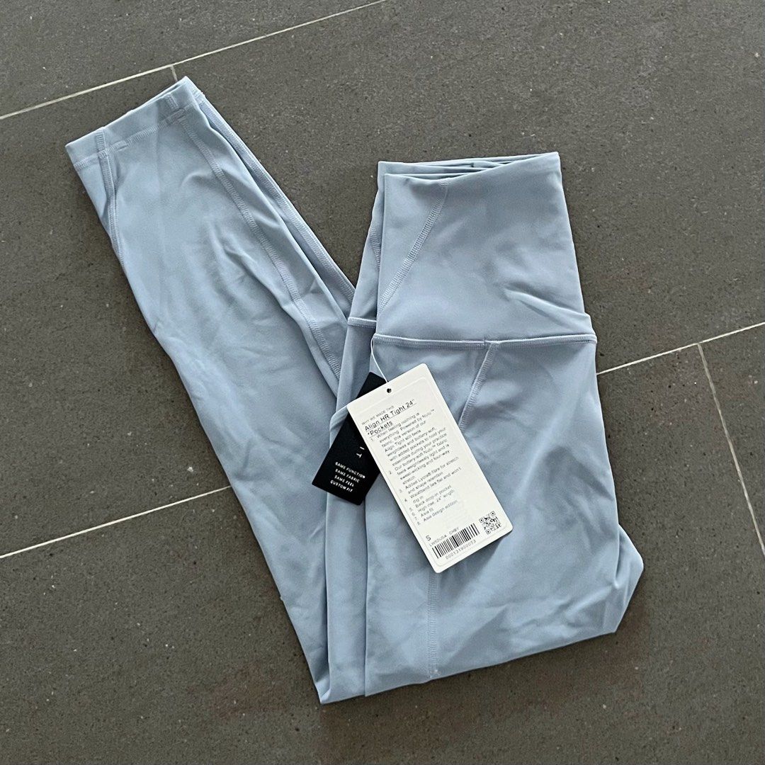 LULULEMON leggings in grey size 8 Medium, Women's Fashion, Activewear on  Carousell