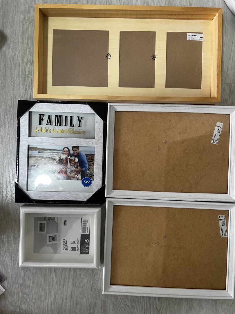 Assorted Photo/Picture Frames, Furniture & Home Living, Home Decor