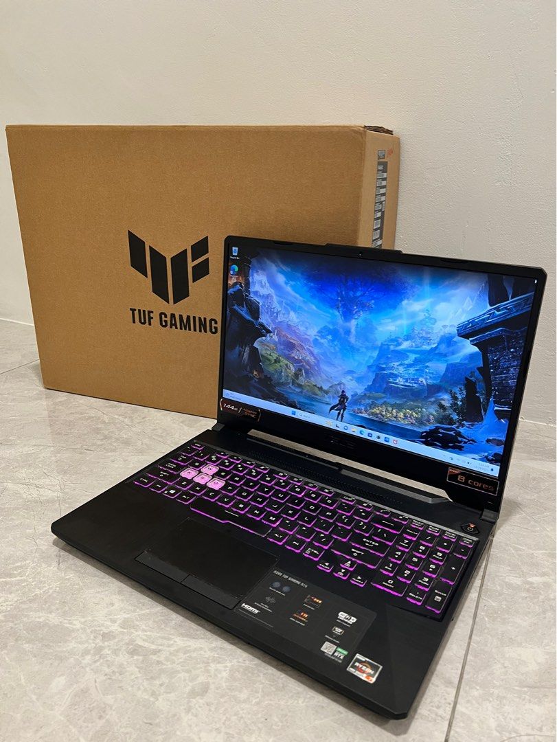 Asus TUF A15 RTX 3050 Ryzen 7 4800H Gaming Laptop, Computers & Tech ...