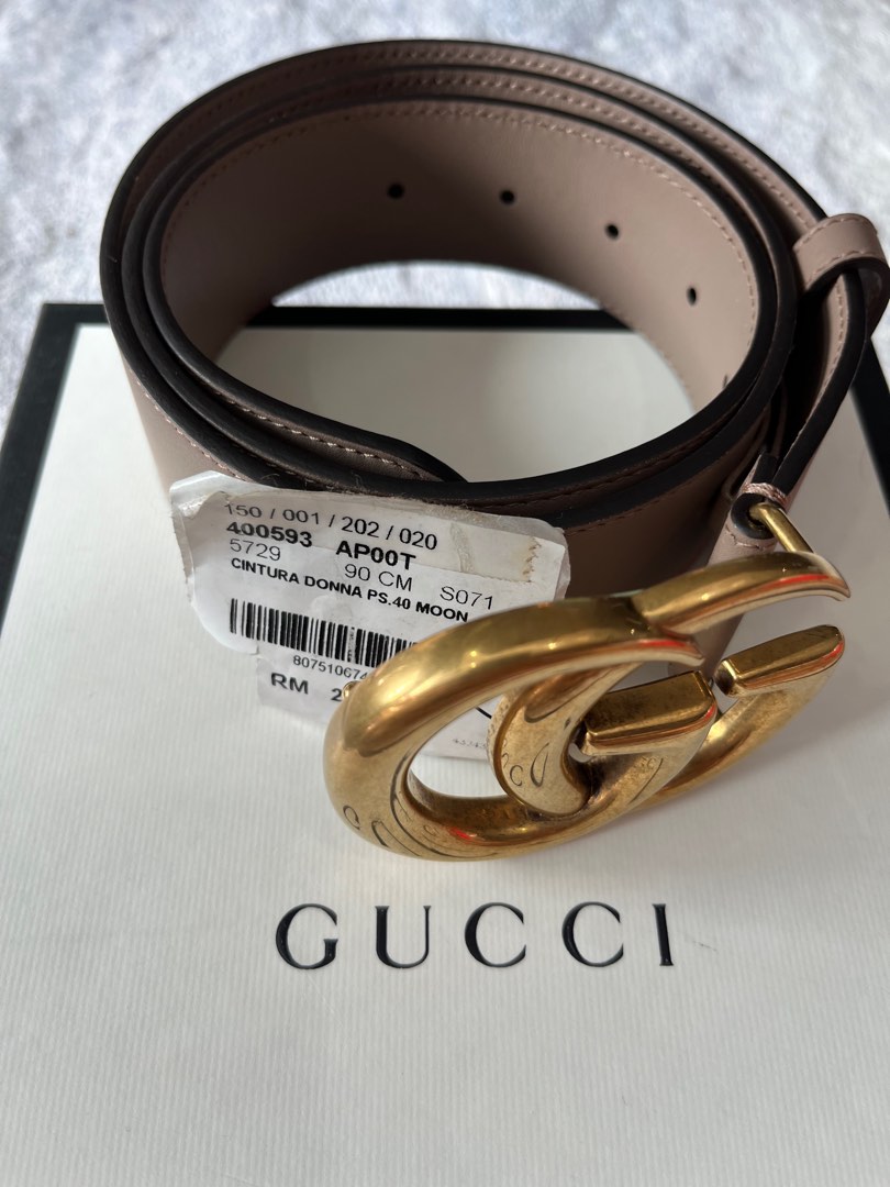 Authentic Gucci marmont belt 4cm size 90 36 Luxury Accessories