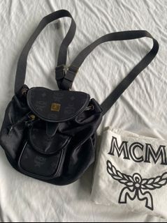 authentic MCM mini bagpack