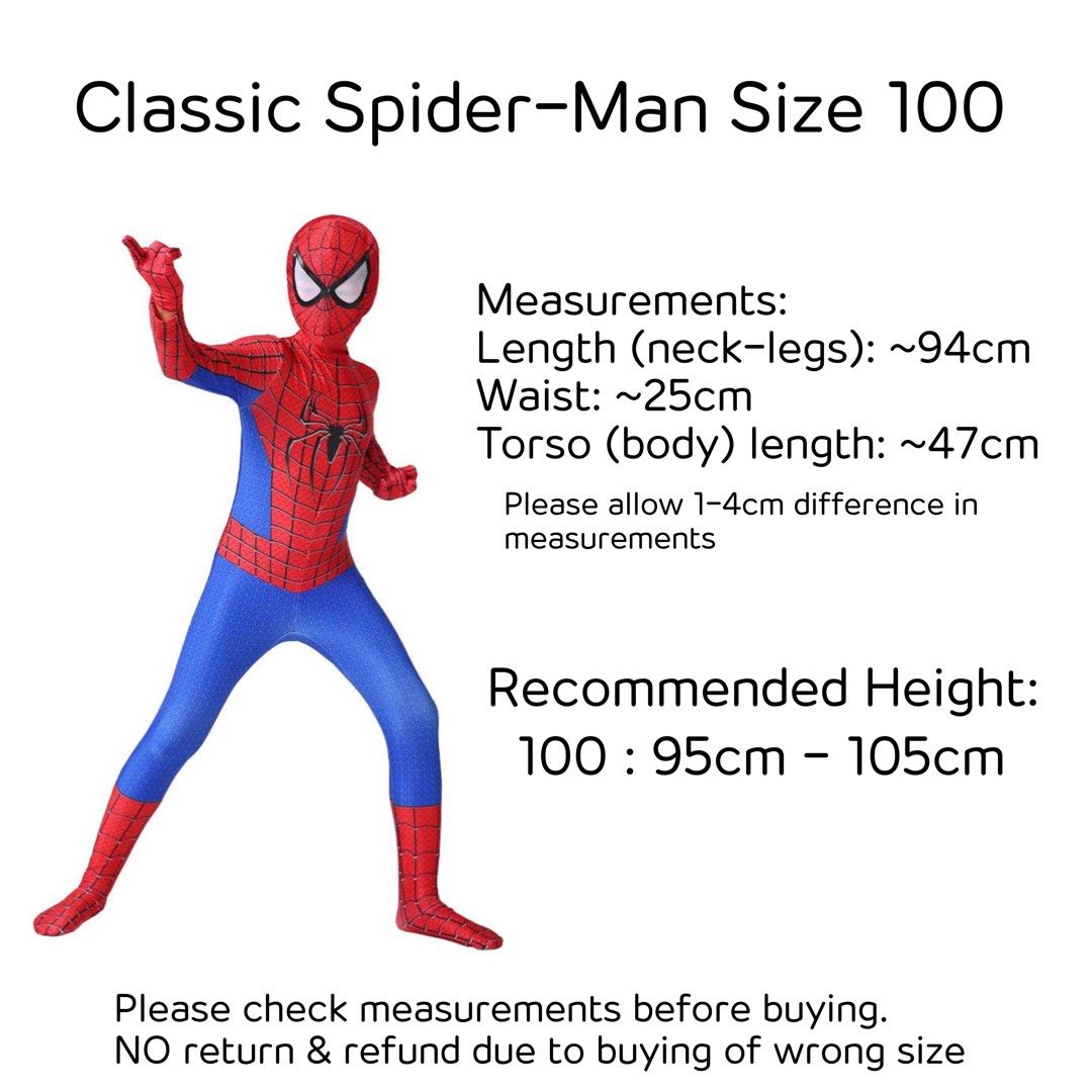 Kids Spiderman Costume Classic Spiderman Kid Halloween Costume