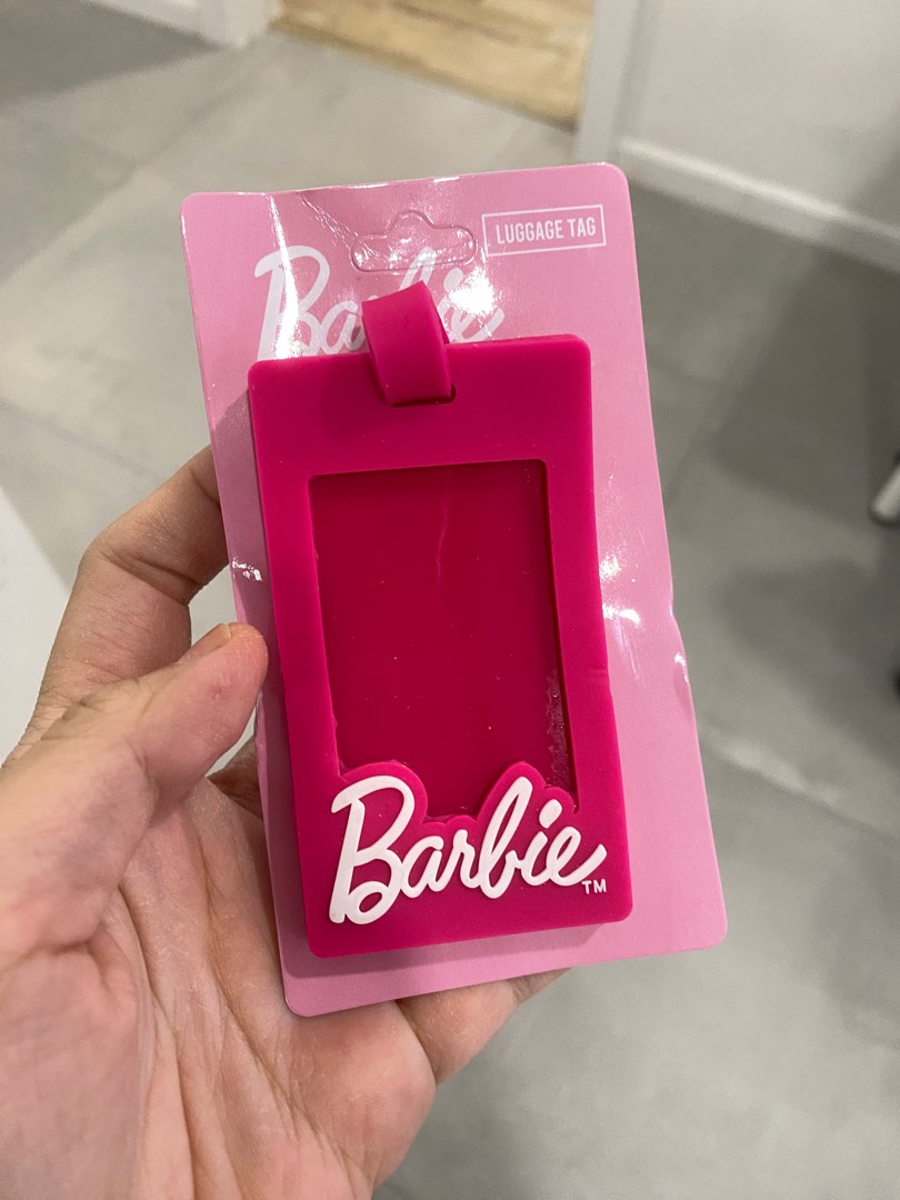 Barbie luggage tag on sale