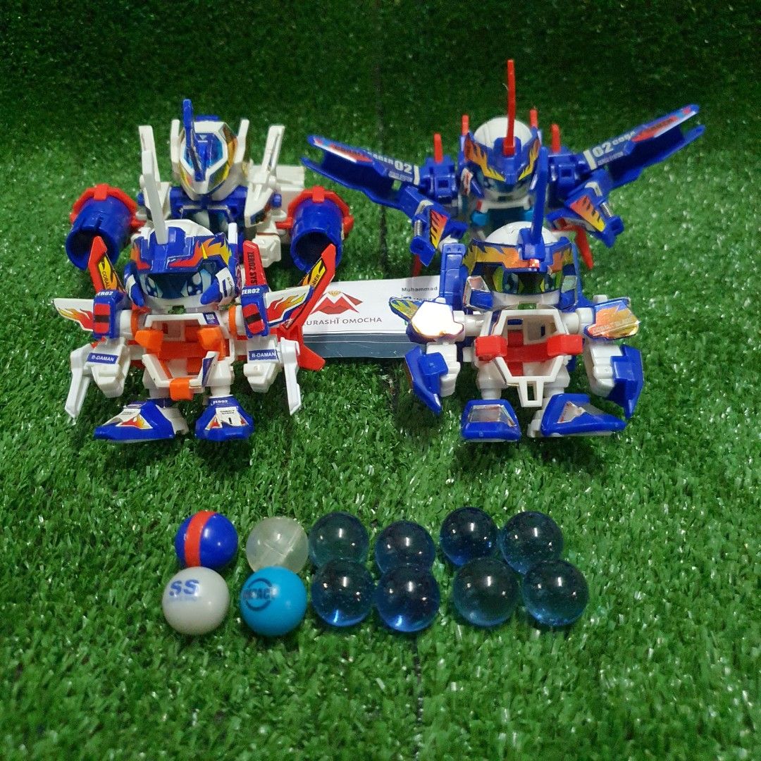 Battle B-Daman Cobalt Set (Original Takara), Hobbies & Toys
