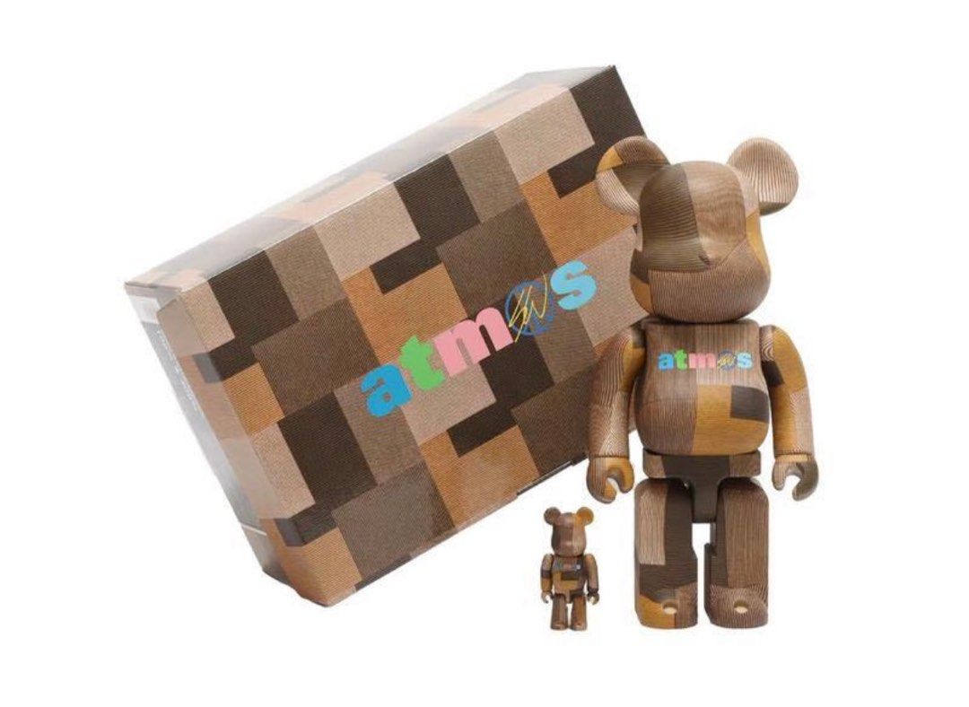 Bearbrick 400% 100% atmos Sean wotherspoon, 興趣及遊戲, 玩具& 遊戲